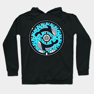 Kochi City Manhole Cover Art Alternative Color Hoodie